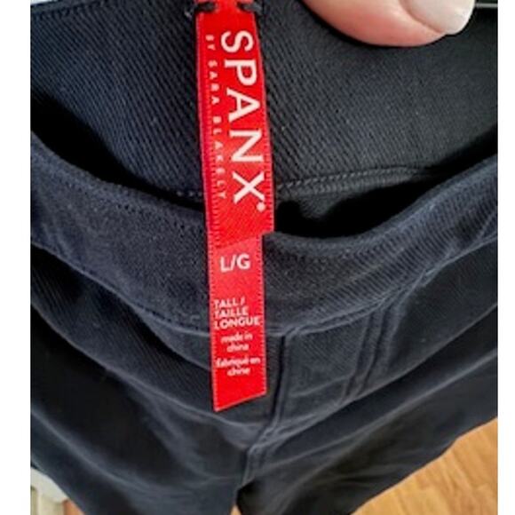 SPANX Jean-ish Ankle Leggings Black L - Picture 4 of 5